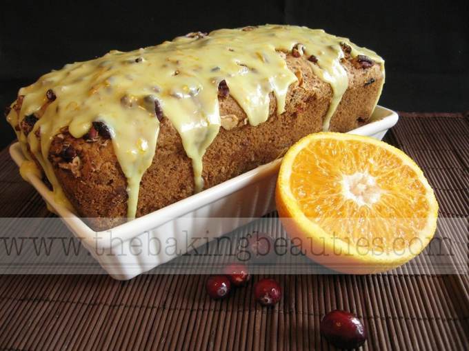 Gluten free Cranberry and Orange Loaf | The Baking Beauties