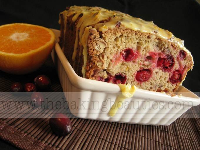 Gluten free Cranberry and Orange Loaf | The Baking Beauties