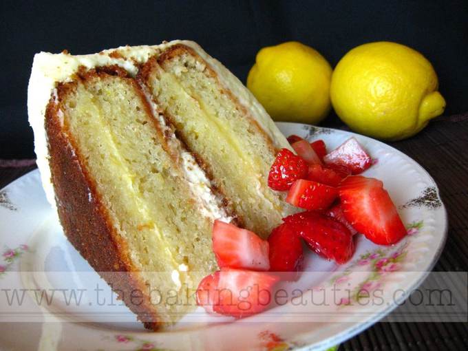 Gluten-free Layered Lemon Cake | The Baking Beauties