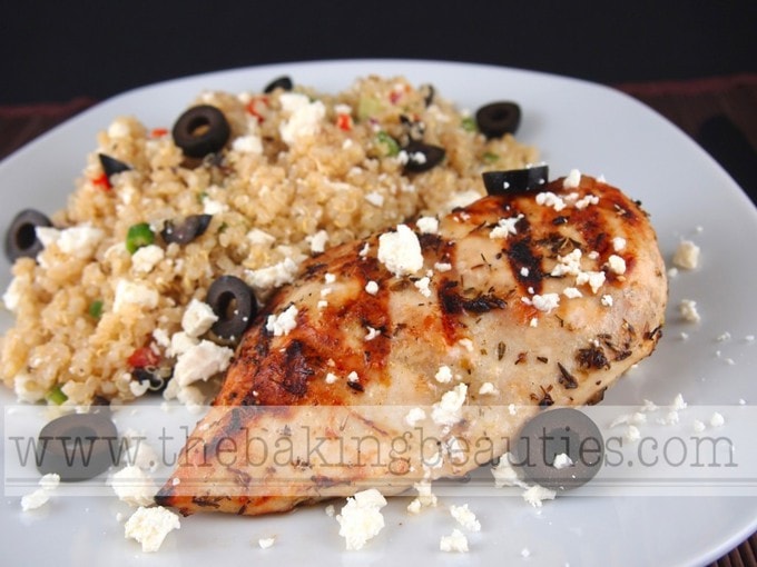 Grilled Greek Chicken (gluten-free) | The Baking Beauties