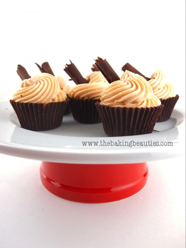 Gluten-free Chocolate and Peanut Butter No-Bake Cupcakes - The Baking Beauties
