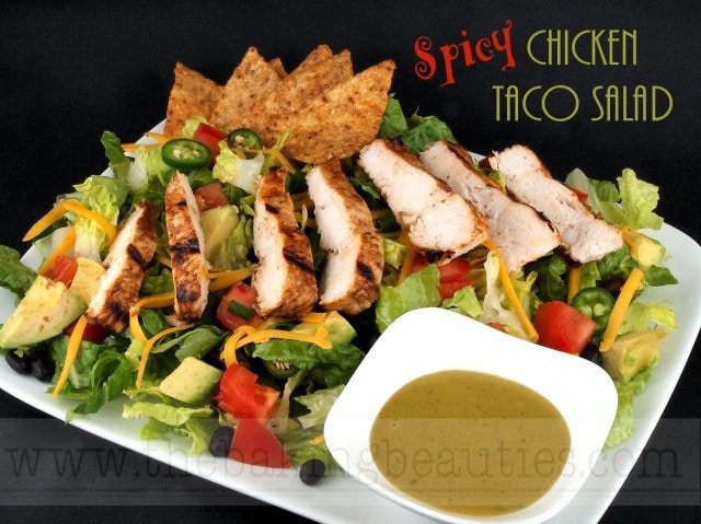 Gluten-free Spicy Chicken Taco Salad