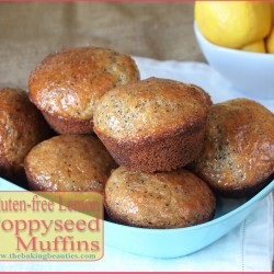 Gluten Free Lemon Poppy Seed Muffins | The Baking Beauties
