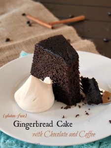 Gluten Free Gingerbread Cake with Chocolate and Coffee | The Baking Beauties