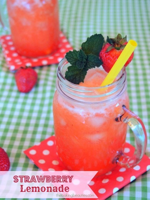 Strawberry Lemonade from The Baking Beauties