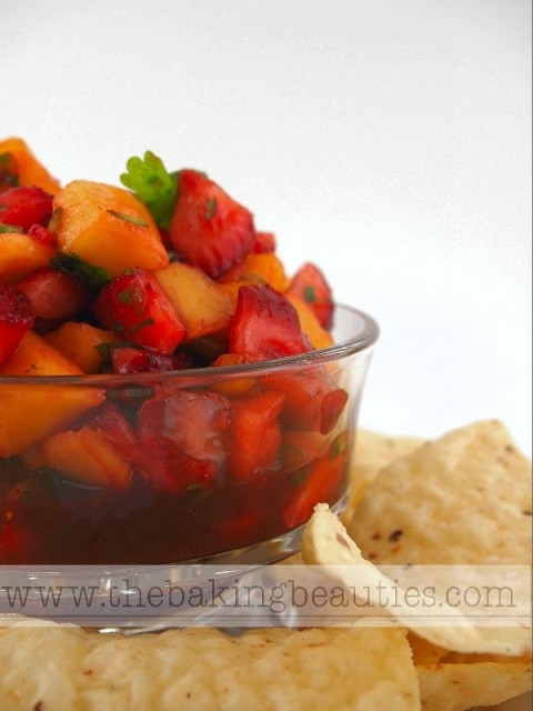 Strawberry Mango Salsa by The Baking Beauties