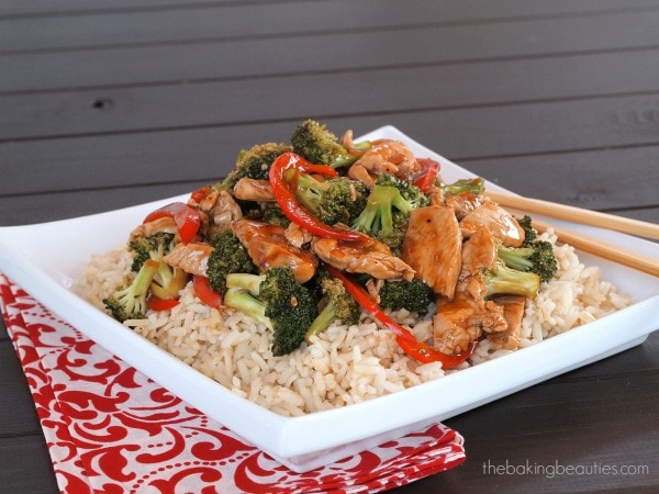 Easy Turkey and Broccoli Stir Fry from The Baking Beauties