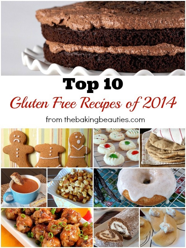 Top 10 Gluten Free Recipes of 2014 from The Baking Beauties