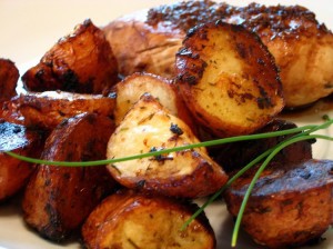 Balsamic Roasted Red Potatoes from The Baking Beauties