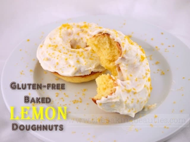 Gluten Free Baked Lemon Doughnuts