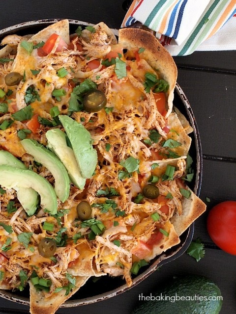 Chicken Nachos from The Baking Beauties