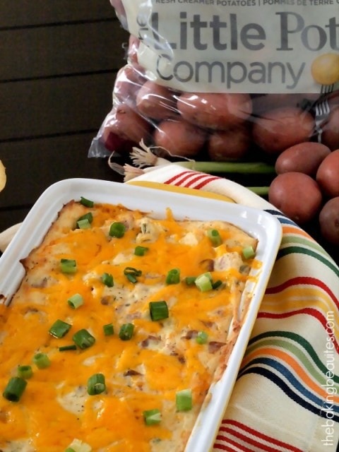 You've got to try this Loaded Baked Potato Dip. It's out o this world! from The Baking Beauties