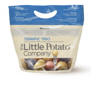 Create these Sour Cream & Dill Mashed Potatoes using Little Potato Company "Terrific Trio" potatoes